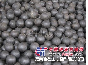 嵩阳耐磨钢球献产品，树形象