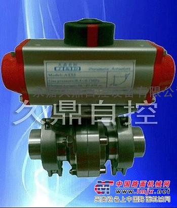 供应D681气动卫生卡箍式蝶阀