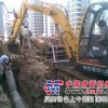 上海闵行区挖掘机出租场地整平基础破碎