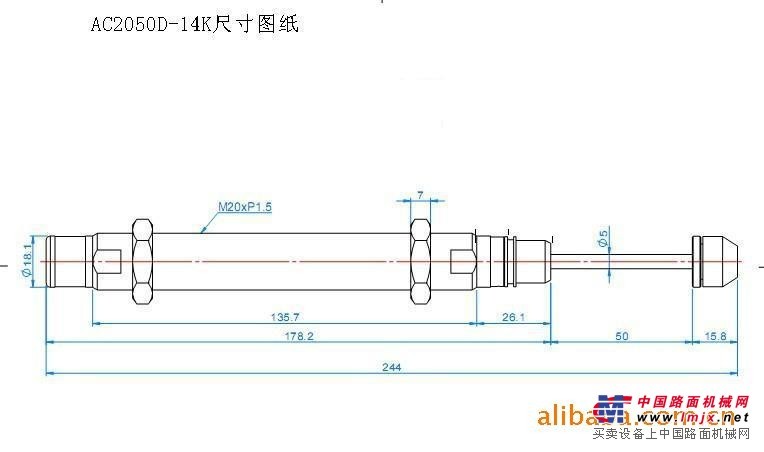 原装台湾西捷克油压缓冲器AC2050D-14K假一赔十