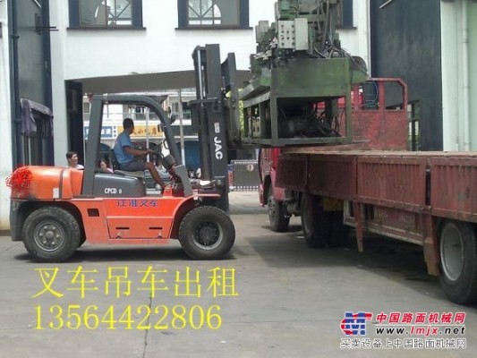 上海青浦叉車出租-貨物搬運裝卸-牽引車、16噸吊車出租