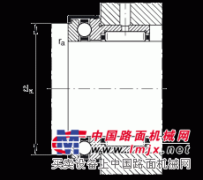 滚针/推力球轴承 NKX10-TV, 根据 DIN 5429 标准的推力轴承组件，单向，无端盖，油润滑