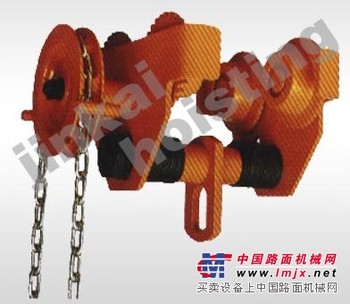 单轨小车GCT619手推单轨小车起重量1.5T 