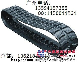 供应钩机橡胶履带总成，钩机橡胶履带板小松60-75UU   