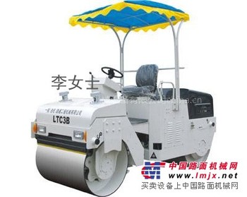 供应3吨LT3B小型双钢轮震动压路机