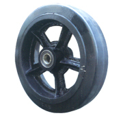 供应胶轮万向轮，橡胶轮万向轮，大型橡胶轮，橡胶制品