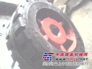 供应超重型铸铁橡胶脚轮万向轮，大型铁芯橡胶脚轮万向轮