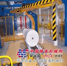 供应广州摇臂式圆筒纸缠绕包装机