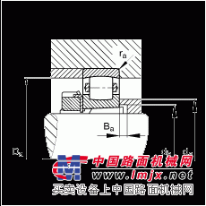 鼓形滚子轴承 20213-K-TVP-C3 + H213, 根据 DIN 635 和 DIN 5415 标准的主要尺寸, 带锥孔和紧定套