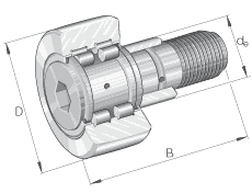 PWKRE35-2RS螺栓式滚轮轴承