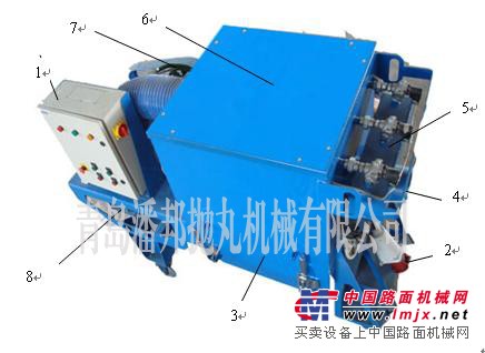 路麵移動拋丸機