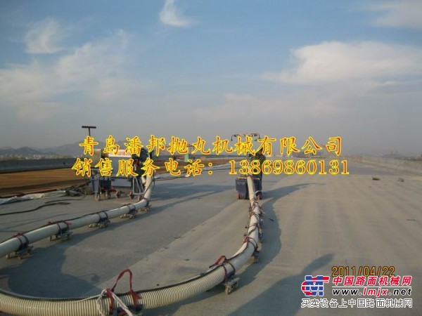 道路抛丸清理机www.qdpanbang.com路面抛丸机