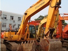 二手国产现代挖掘机销售尽在上海广元二手挖机直销大市场