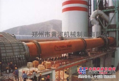 环保型Φ4x60水泥回转窑设备，来郑州黄河机械！