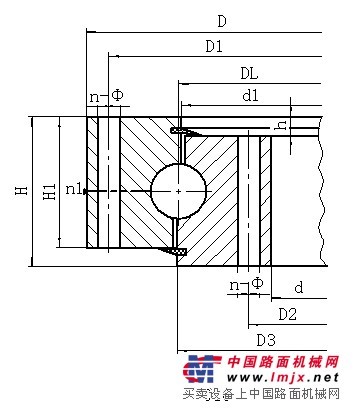 单排四点接触球式回转支承（01系列）