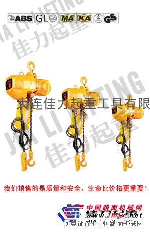 环链电动葫芦价格，环链电动葫芦型号，大连佳力