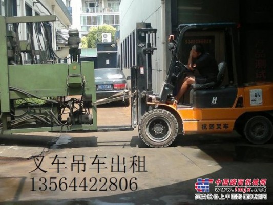 上海宝山汽车吊出租-机器安装搬运-7吨10吨叉车出租、维修