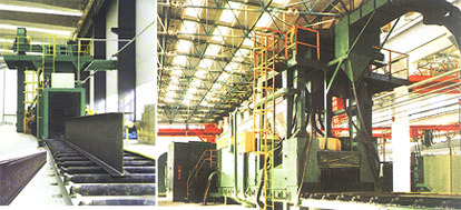 供应Q69系列辊道式钢结构及钢板抛丸清理机