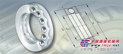 KOYO53420 推力球轴承图纸