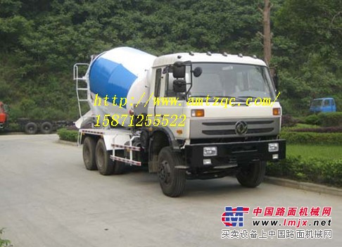 供应东风153后双桥混凝土搅拌车