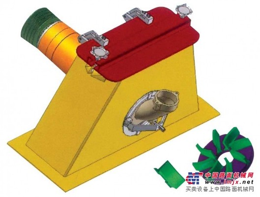 曲面叶片抛丸器