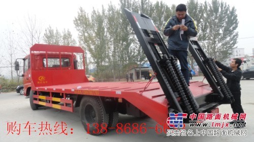 東風145挖機拖車廠家直銷購車電話13886866633