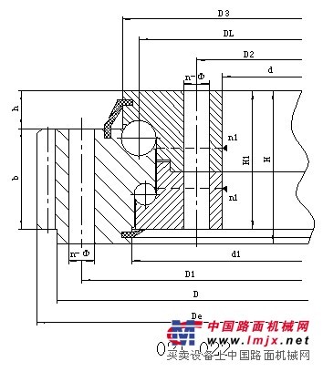 挖进机专用回转支承--徐州万达