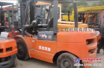 信誉：上海二手叉车代理商，合力品牌二手5吨叉车报价