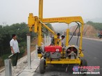 供应护栏打桩机/高速公路打桩机