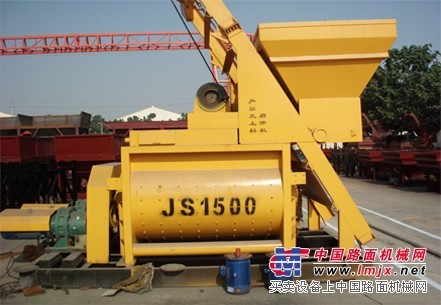 JS1500雙臥軸強製式混凝土攪拌機