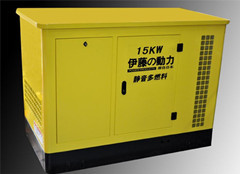 供应伊藤15KW全自动静音汽油发电机YT15REG