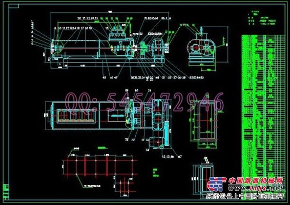 供應2J5.0 5.5 6.0雙軸攪拌機圖紙