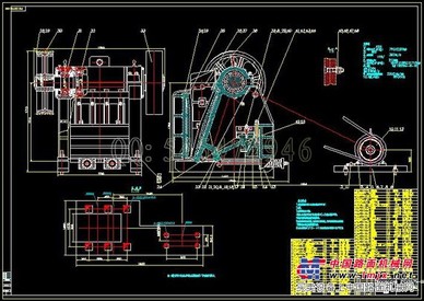 供應PEX150x750.250×600細碎鄂式破碎機圖紙