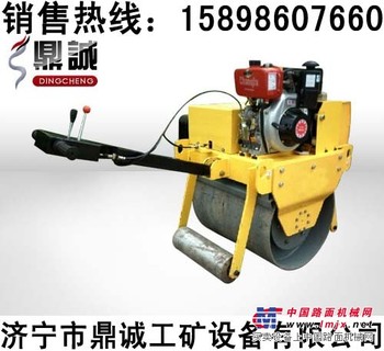 专利产品值得称赞大轮径手扶式单轮压路机 重型单轮压路机