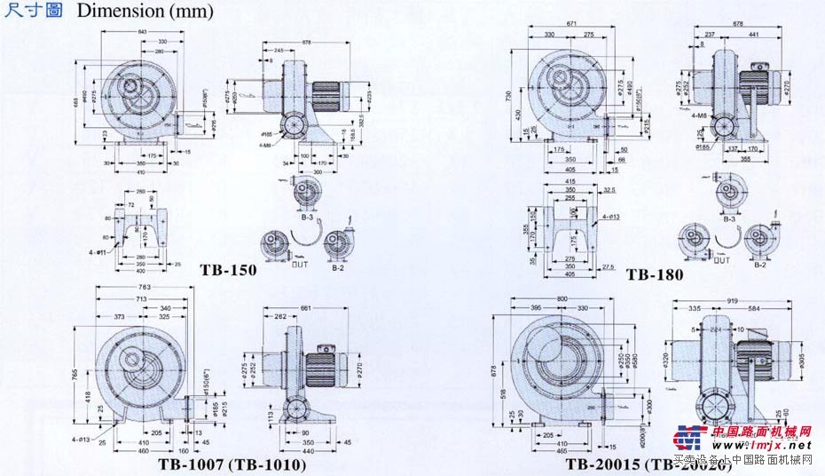 供应TB-201 透浦式鼓风机 全风风机
