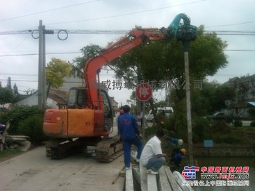 供应迷你液压打拔桩机
