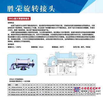 专业生产销售超大型Q型旋转接头   SRQ4旋转接头