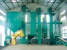 青岛吉瑞特树脂砂生产线再生处理系统高产效