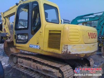  二手玉柴YC85-6挖掘机  旧玉柴钩机图片