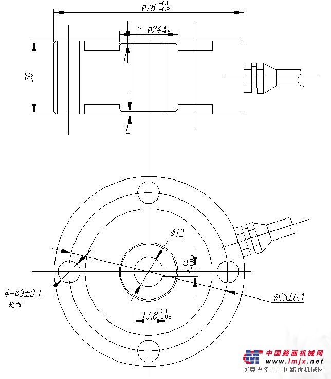 TJH-4D轮辐式称重传感器