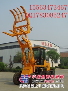 供应小型轮式抓草机价格 圣贝牌zl16抓草机