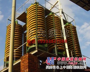 供应选矿螺旋溜槽,砂金溜槽型号,玻璃钢螺旋溜槽价格