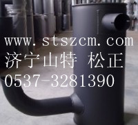 長春小鬆挖機配件PC160-7消聲器6737-11-5540