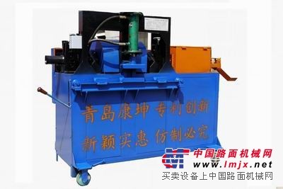 钢架管表面锈迹清理调直刷漆机