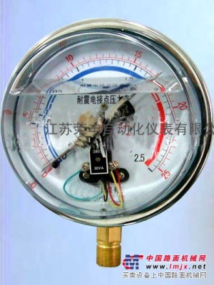 耐震电接点压力表