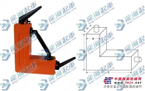 固定直角鋼板提高焊接工作效率工具：直角焊接永磁起重器