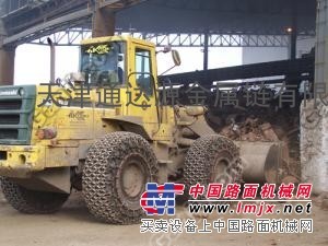 供应ZL50装载机轮胎保护链天津静海通达源厂家山西地区直销