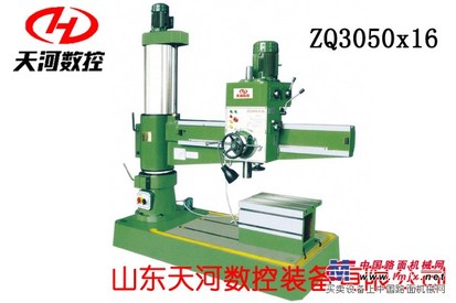 南充ZQ3050机械摇臂钻床厂家主轴的旋转及进给运动 