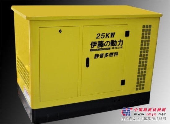 供應25KW燃氣發電機組|節能環保發電機|日本進口動力