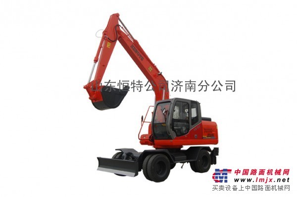 山东省销售客户满意恒特150轮式进口配置挖掘机